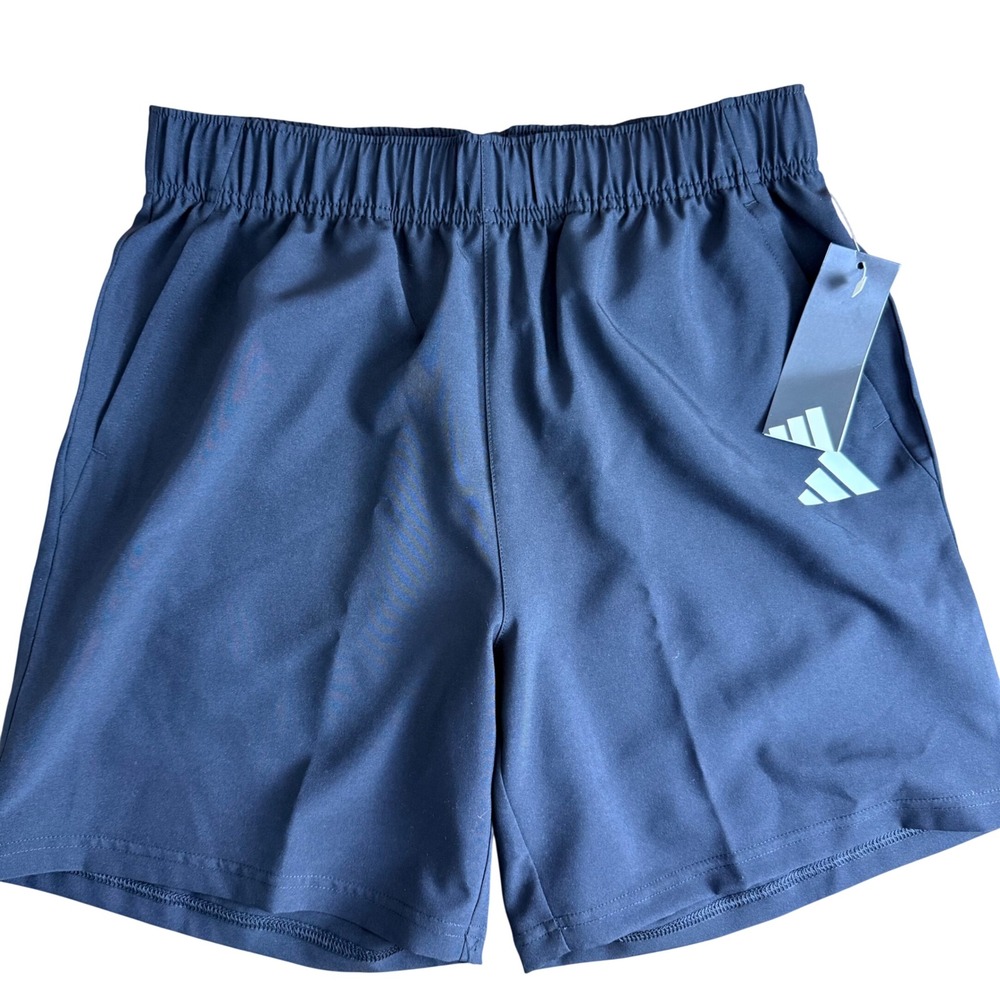 Adidas Boys XL Black Regular Fit Athletic Shorts‎ AH10018 Lightweight Pockets